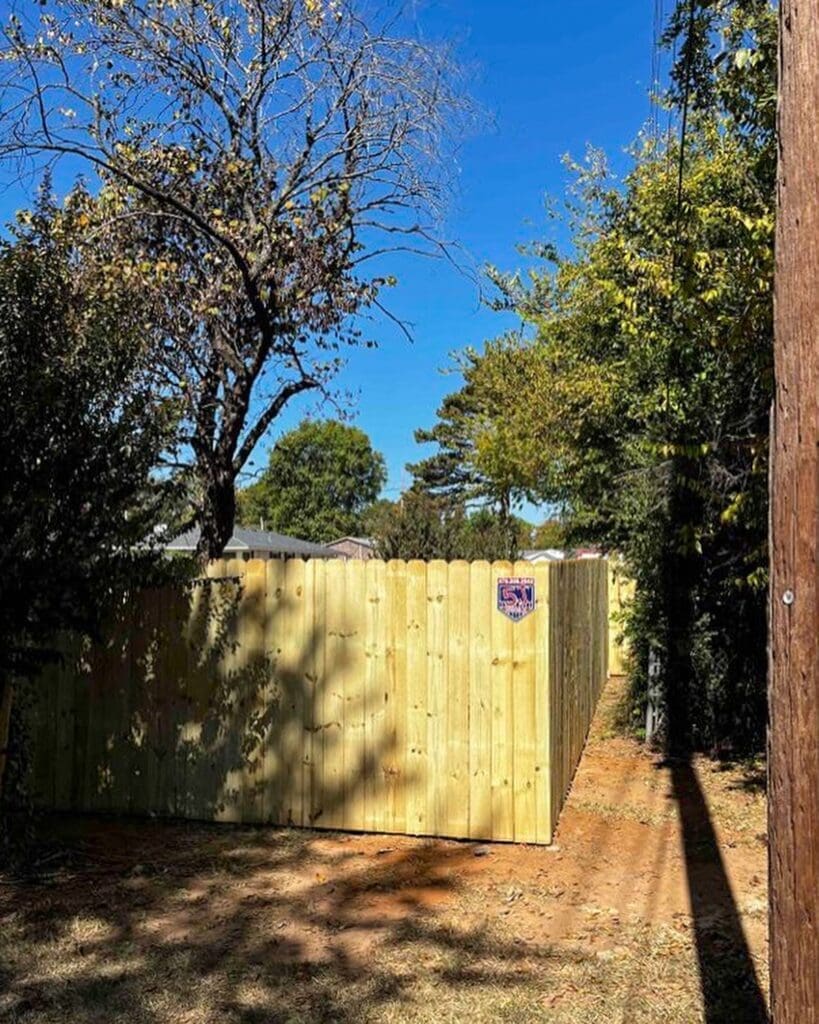 Wood Fence Installation